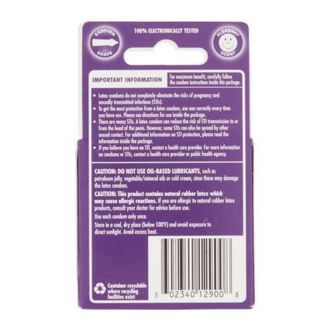 Durex, Extra Sensitive Thin Latex Condoms Regular Fit, 3 Count Durex