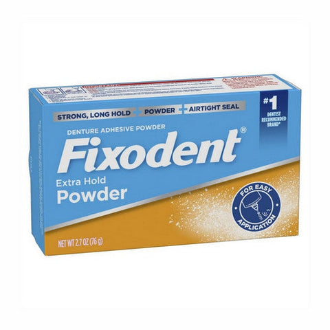 Fixodent, Extra Hold Denture Adhesive Powder, 2.7 Oz Fixodent