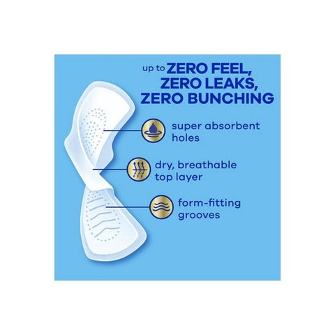 Always, Infinity Flexfoam Pads Size 1 Regular Flow With Flexi-Wings Unscented, 18 Count Always